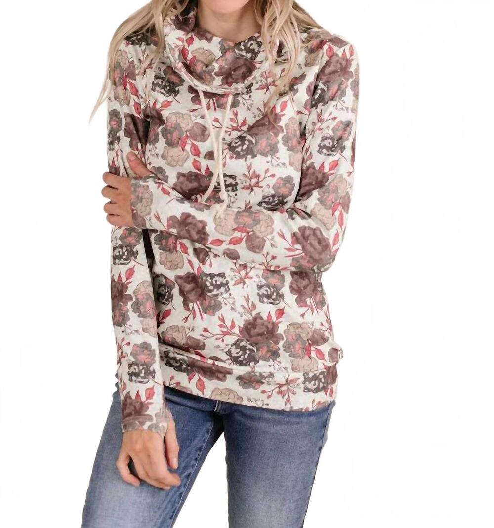 NEW AMPERSAND AVE cowlneck sweatshirt in no doubt